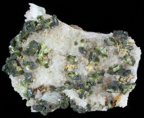 Lustrous, Epidote Crystal Cluster - Morocco #49405